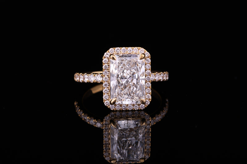 The Valencia Radiance — Radiant cut engagement ring by Diamond Touch Toronto