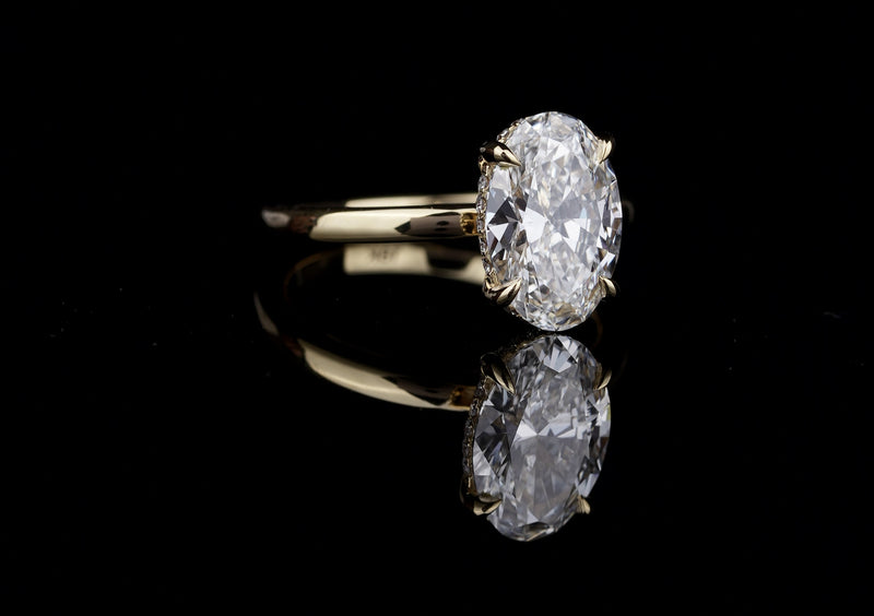 The Florence Oval — Oval cut engagement ring by Diamond Touch Toronto