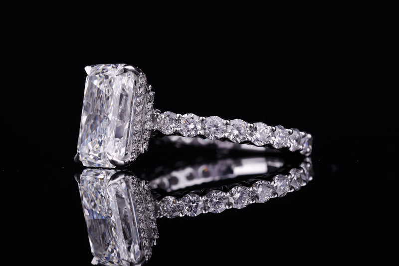 The Monaco Radiant — Radiant cut engagement ring by Diamond Touch Toronto